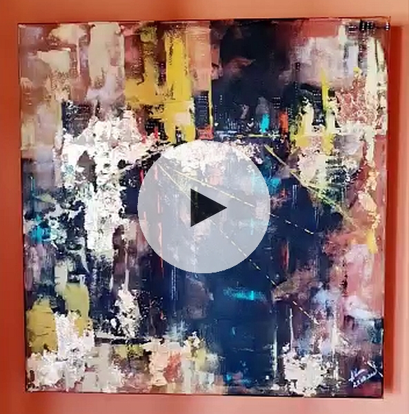 ArteDiAlina.com painting: City lights